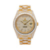 Rolex Day-Date II Diamond Watch, 218238 41mm, Champagne Diamond Dial With 27.75 CT Diamonds