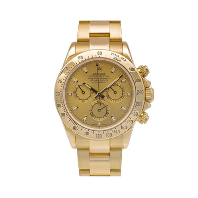 Rolex Daytona 116508 40MM Champagne Dial With Yellow Gold Bracelet