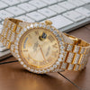 Rolex Day-Date Diamond Watch, 228238 40mm, Champagne Diamond Dial With Yellow Gold Bracelet