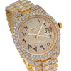 Rolex Day-Date Diamond Watch, 228238 40mm, Champagne Diamond Dial With Yellow Gold Bracelet