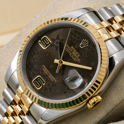 Rolex Datejust 116233 36MM Black Dial With Two Tone Bracelet