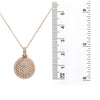 Women's 14K Rose Gold Pendant with 1.80 CT Diamonds