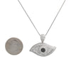 Unisex 14K White Gold Pendant with 5.51 CT Diamonds