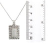 Unisex 14K White Gold Pendant with 2.25 CT Diamonds