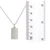 Unisex 14K White Gold Pendant with 2.41 CT Diamonds