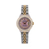 Rolex Lady-Datejust Diamond Watch, 6917 26mm, Pink Diamond Dial With Two Tone Bracelet