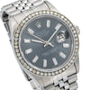 Rolex Datejust Diamond Watch, 16014 36mm, Black Diamond Dial With 1.20 CT Diamonds