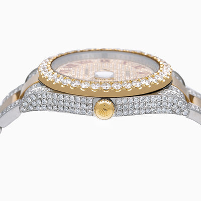 Rolex Datejust II Diamond Watch, 116333 41mm, Champagne Diamond Dial With 11.75 CT Diamonds