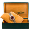 Rolex Lady-Datejust Diamond Watch, 6917 26mm, Red Diamond Dial With Two Tone Bracelet