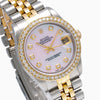 Rolex Datejust Diamond Watch, 68273 31mm, Pink Diamond Dial With 1.05 CT Diamonds