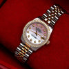 Rolex Datejust Diamond Watch, 68273 31mm, Pink Diamond Dial With 1.05 CT Diamonds