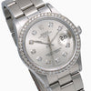 Rolex Oyster Perpetual Diamond Watch, Date 15010 34mm, Silver Diamond Dial With 1.20 CT Diamonds