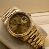 Rolex Day-Date 18038 36mm Champagne Dial With Yellow Gold Bracelet