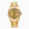 Rolex Day-Date 18038 36MM Champagne Dial With President Yellow Gold Bracelet