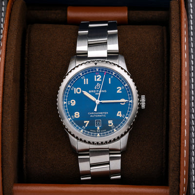 Breitling Navitimer A17315 41MM Blue Dial With Stainless Steel Oyster Bracelet