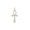 Unisex 14K Yellow Gold Pendant with 7.50 CT Diamonds