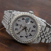 Rolex Datejust Diamond Watch, 126300 41mm, Silver Diamond Dial Flower Setting 18 Carat Diamonds Jubilee Bracelet