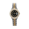 Rolex DateJust Diamond Watch, 26mm, Black Diamond Dial With Two Tone Jubilee Bracelet