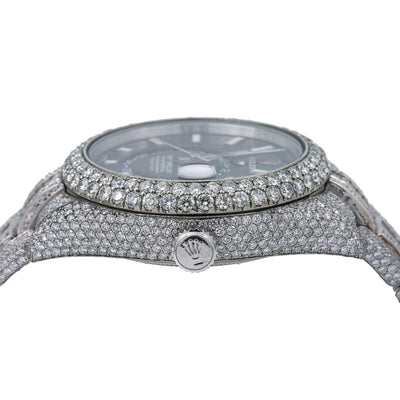 Rolex Sky-Dweller Diamond Watch, 326934 42mm, Black Dial With 29.75 CT Diamonds