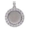 Unisex 14K White Gold Pendant with 2.23 CT Diamonds