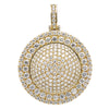 Unisex 14K Yellow Gold Pendant with 9.02 CT Diamonds