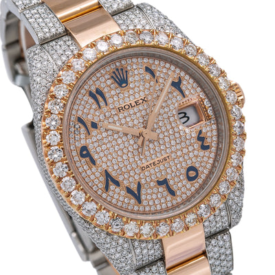 Rolex Datejust II Diamond Watch, 126331 41mm, Champagne Diamond Dial With 17.25 CT Diamonds