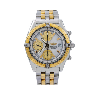 Breitling Chronomat D13352 40MM Mother of Pearl Dial With Two Tone Bracelet