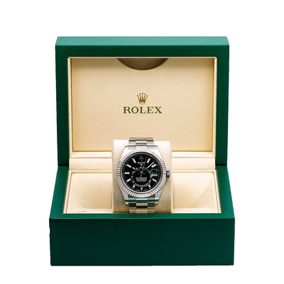 Rolex Sky-Dweller 326934 42MM Black Dial With Stainless Steel Oyster Bracelet