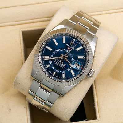 Rolex Sky-Dweller 326934 42MM Blue Dial With Stainless Steel Oyster Bracelet