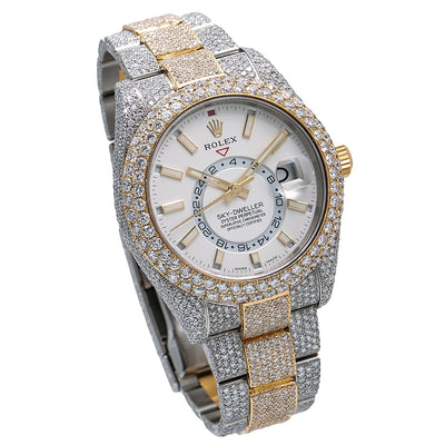 Rolex Sky-Dweller 326933 42MM White Dial With Two Tone Bracelet