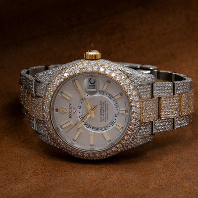 Rolex Sky-Dweller 326933 42MM White Dial With Two Tone Bracelet