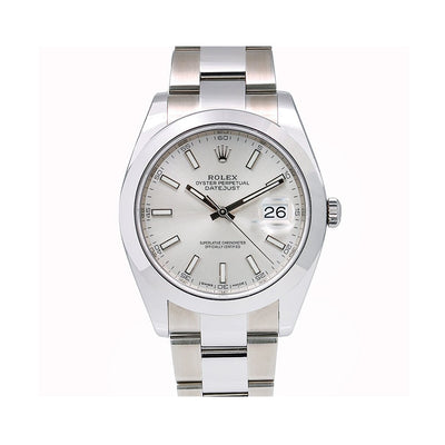 Rolex Datejust 126300 41MM Silver Dial With Stainless Steel Oyster Bracelet