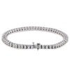 14K WHITE GOLD WOMEN'S BRACELET WITH 8.25 CT DIAMONDS