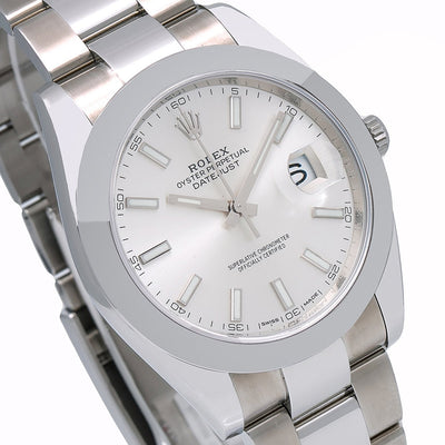 Rolex Datejust 126300 41MM Silver Dial With Stainless Steel Oyster Bracelet