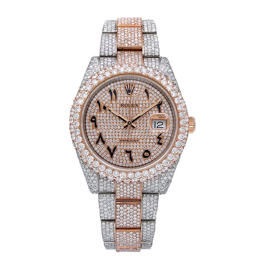 Rolex Datejust Diamond Watch, 126301 41mm, Champagne Diamond Dial With 21.25 CT Diamonds