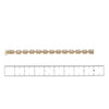 14K Yellow Gold  Men's Bracelet With 7.67 CT Of Round & Baguette Diamonds