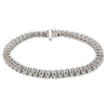 14K WHITE GOLD WOMEN'S BRACELET WITH 12.50 CT DIAMONDS