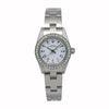 Rolex Oyster Perpetual Ladies Diamond Watch, 76094 26mm, White Diamond Dial With 0.80 CT Diamonds