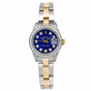 Rolex Lady-Datejust Diamond Watch, 69173 26mm, Blue Diamond Dial With 0.90 CT Diamonds