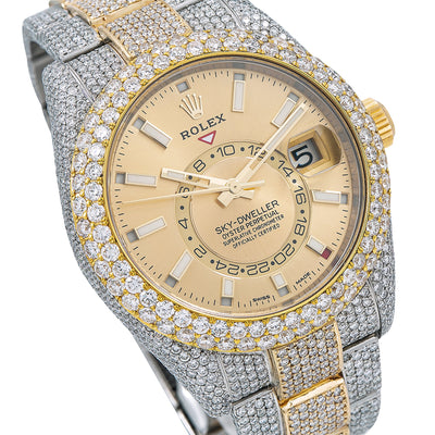 Rolex Sky-Dweller 326933 42MM Champagne Dial With Two Tone Oyster Bracelet