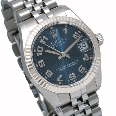 Rolex Datejust 178274 31MM Blue Dial With Stainless Steel Jubilee Bracelet