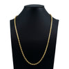 14k Hollow Rope Chain In White/Yellow Gold 18-30 Inches