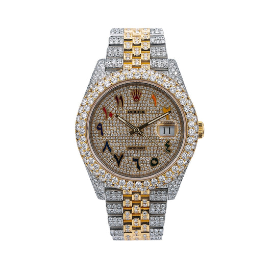 Rolex Datejust Diamond Watch, 126333 41mm, Champagne Diamond Dial With 17.25 CT Diamonds