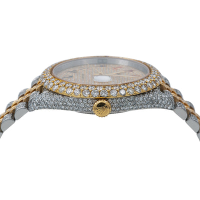 Rolex Datejust Diamond Watch, 126333 41mm, Champagne Diamond Dial With 17.25 CT Diamonds