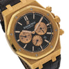 Audemars Piguet Royal Oak Chronograph 26331OR 41MM Black Dial With Leather Bracelet