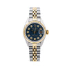 Rolex Datejust Diamond Watch, 6917 26mm, Blue Diamond Dial With Two Tone Jubilee Bracelet