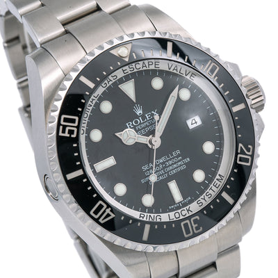 Rolex Sea-Dweller Deepsea 116660 44MM Black Dial With Stainless Steel Oyster Bracelet