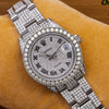 Rolex Lady-Datejust Diamond Watch, 178240 31mm, Iced Out With 8.75 CT Diamonds