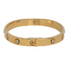 18K YELLOW GOLD WOMEN'S BRACELET WITH 0.5 CT DIAMONDS