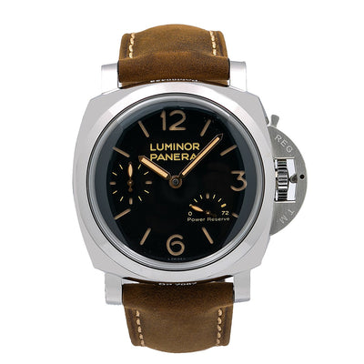 Panerai Luminor 1950 3 Days Power Reserve PAM00423 47MM Black Dial With Leather Bracelet